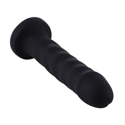 Hismith 7.1″ Anal Dildo Black Silicone Dildo for sex machines, KlicLok system