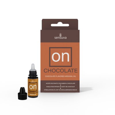 Sensuva ON Arousal Oil for Her Chocolate Clitoral Excitement Drops (5 ml) chocolate-flavored