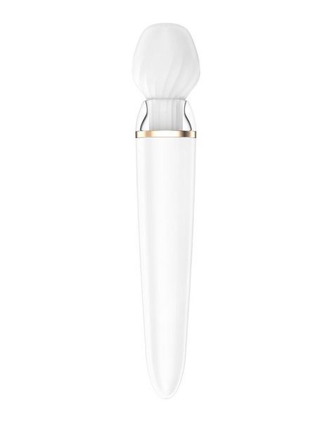 Смарт-вібромасажер зі змінною головкою Satisfyer Double Wand-er SO6135 фото