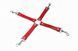 Feral Feelings 4-Way Connector Red, Genuine Leather, Brown