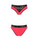 Трусики з широкою гумкою і мереживом Passion PS001 PANTIES L, red-black SO4167 фото 4