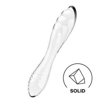 Glass Dildo, Satisfyer Dazzling Crystal 1 (Transparent)