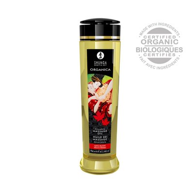 Organic massage oil Shunga ORGANICA - Maple Delight (240ml) with vitamin E