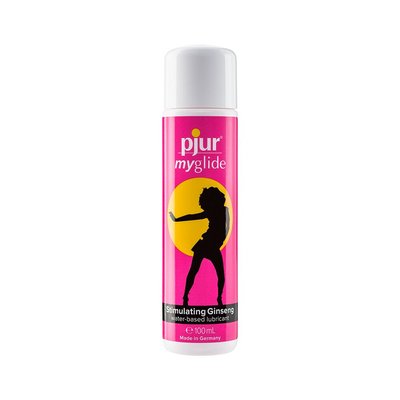 Exciting water-based lubricant pjur my glide 100 ml, with ginseng, warms