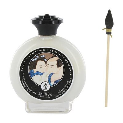 Shunga BODYPAINTING Vanilla-Chocolate Temptation body paint (100ml) gluten and paraben-free