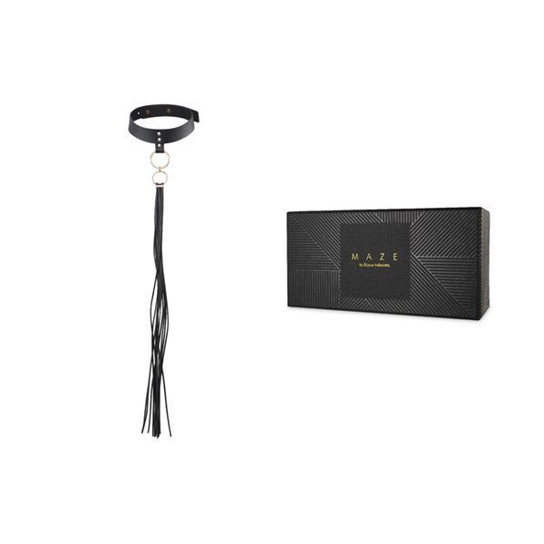 Чокер Bijoux Indiscrets MAZE - Tassel Chocker Black SO2652 фото