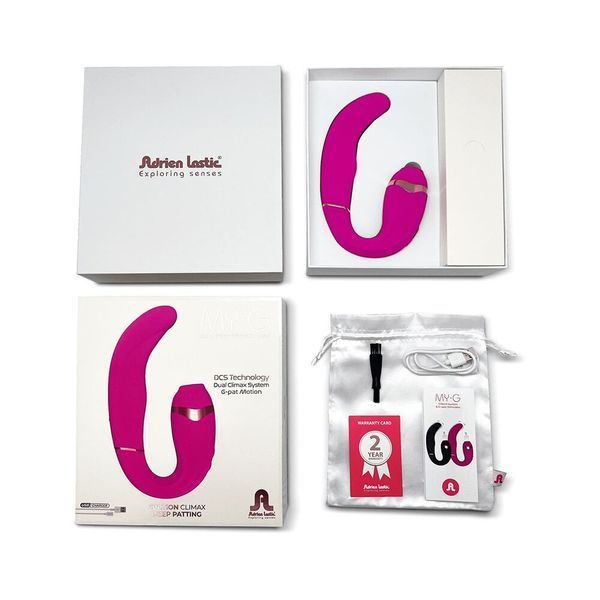 Adrien Lastic My G (Pink) Pulsator with Vacuum Clitoral Stimulation