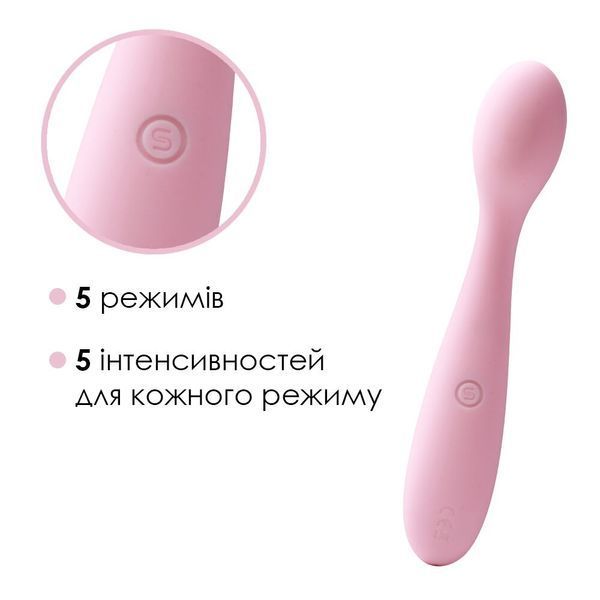 Svakom Keri Pale Pink Clitoris and G-Spot Stimulator