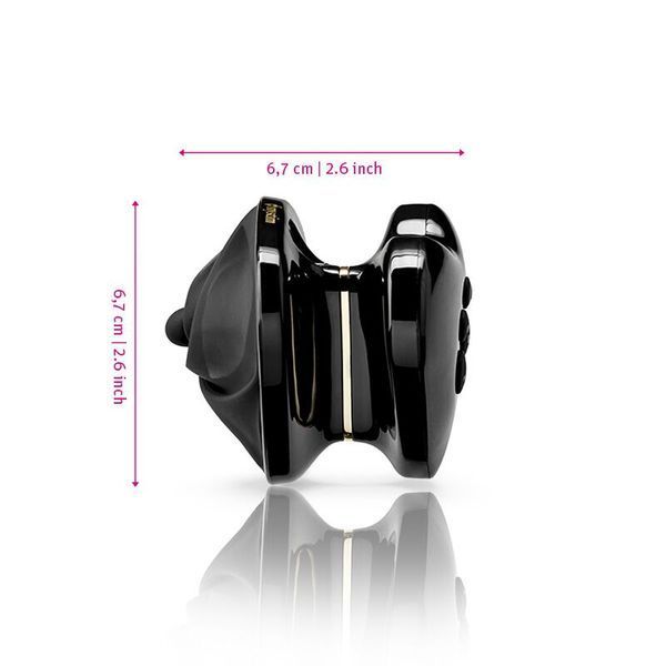 Mystim Heart's Desire Black Edition Electro-Stimulation Clitoral Vibrator