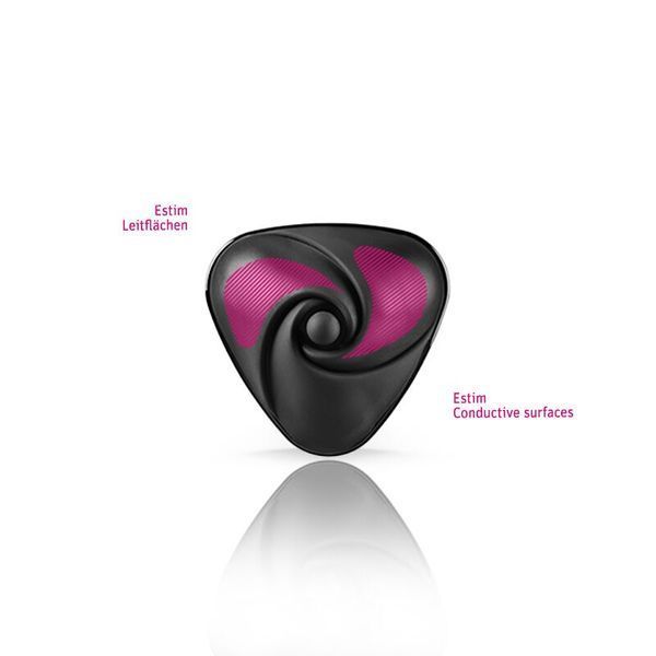 Mystim Heart's Desire Black Edition Electro-Stimulation Clitoral Vibrator