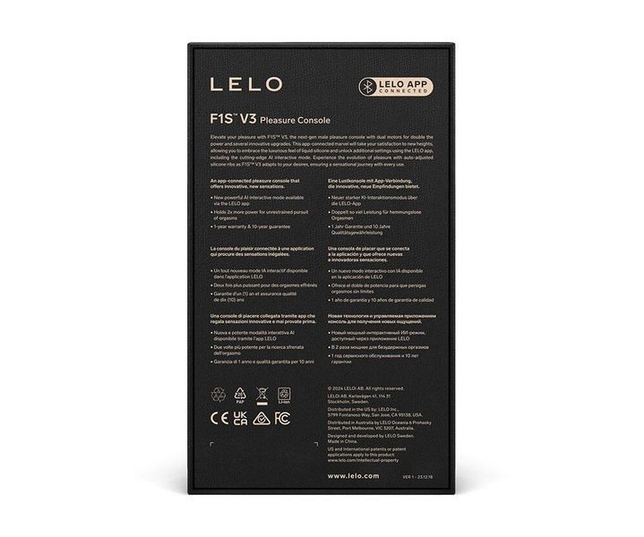Смарт-мастурбатор LELO F1S V3 Red, 2 мотори, 8 режимів, стимуляція звуковими хвилями SX0703 фото