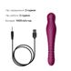 Zalo King Velvet Purple Smart Pulsator Vibrator with Swarovski Crystal