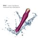 Zalo King Velvet Purple Smart Pulsator Vibrator with Swarovski Crystal