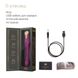 Zalo King Velvet Purple Smart Pulsator Vibrator with Swarovski Crystal