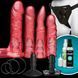 Набор для страпона Doc Johnson Vac-U-Lock Crystal Jellies Set, диаметр 3,8см, 2&times;4,5см, 5,1см SO1989 фото 1
