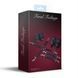 Feral Feelings BDSM Kit 3 Black, handcuffs, leggings, and cross guard