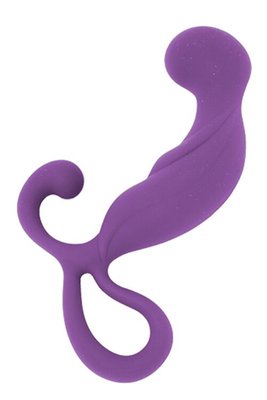 Prostate massager MAI Attraction Toys №80 Purple, length 13.4 cm, diameter 3.2 cm