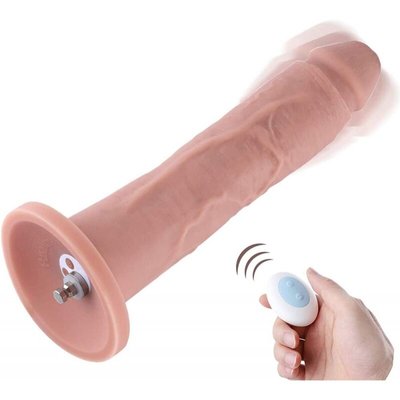 Hismith Silicone Dildo with Vibe 10.2″ Vibrating Dildo for sex machines, KlicLok, remote control