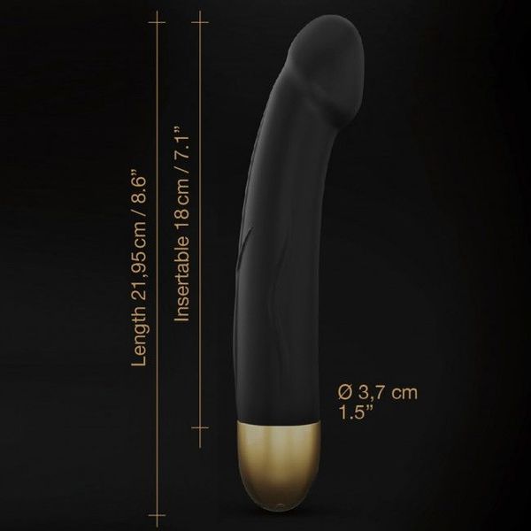 Вибратор Dorcel Real Vibration M Gold 2.0, диам 3,7см, перезаряжаемый, для точки G SO3820 фото