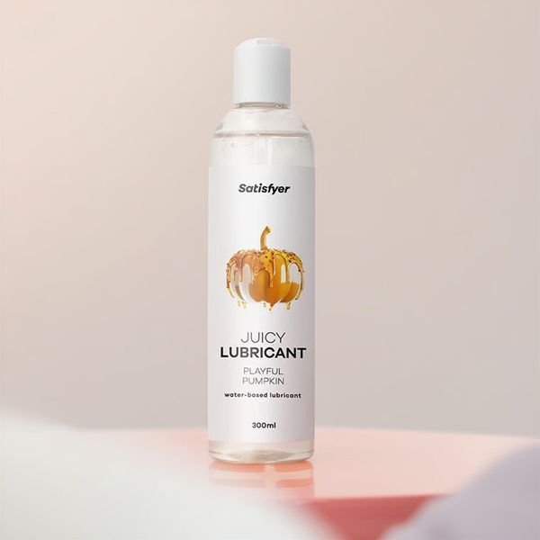 Лубрикант на водній основі Satisfyer Juicy Lubricant Playful Pumpkin water based 300 мл SX2724 фото