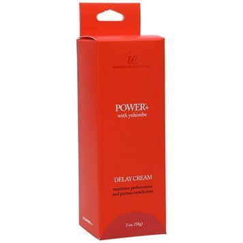 Потужний крем-пролонгатор Doc Johnson Power+with Yohimbe Delay Cream, екстракт Йохимбе, 56 г, коробка SO4541 фото