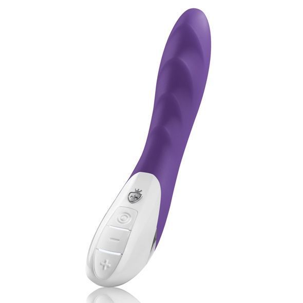 Mystim Sassy Simon Purple Powerful Vibrator with two motors and stimulating texture