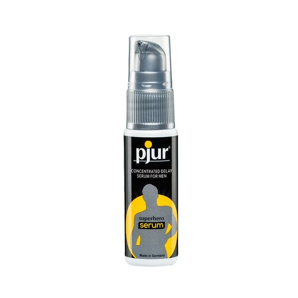 Delay gel pjur Superhero Serum 20 ml, creates an invisible film reducing sensitivity