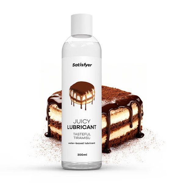 Лубрикант на водній основі Satisfyer Juicy Lubricant Tasteful Tiramisu water based 300 мл SX2725 фото