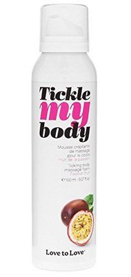 Love To Love TICKLE MY BODY Passion Fruit Massage Foam (150 ml), moisturizing