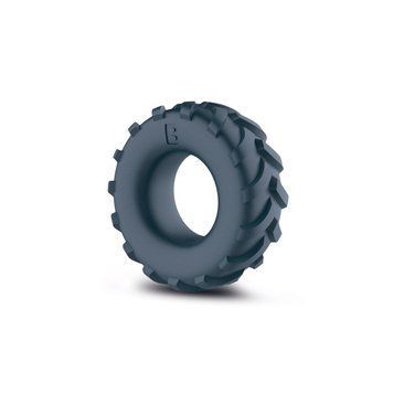 Boners Tire Cock Ring - Grey, 2.5cm Inner Diameter