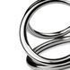 Sinner Gear Unbendable Triad Chamber Metal Cock and Ball Ring - Large