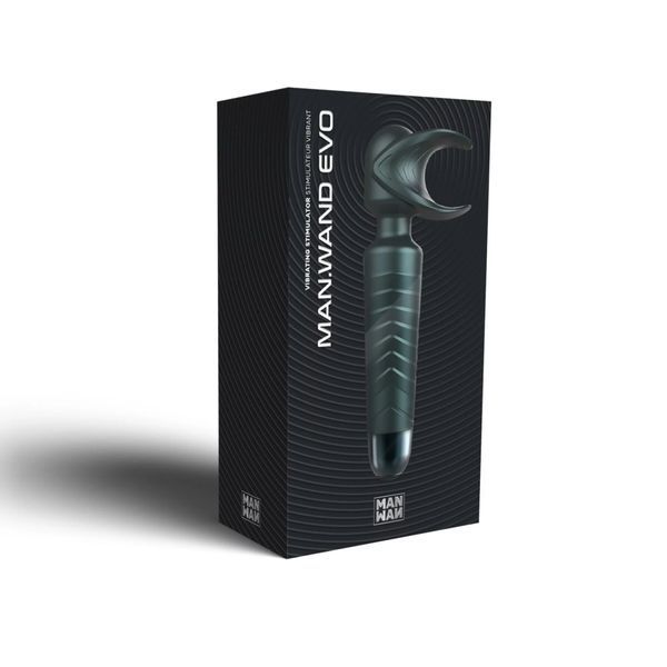 Manwan MAN.WAND EVO Pine Gray Vibrating Masturbator, Great for Couples, Vibrating Blowjob