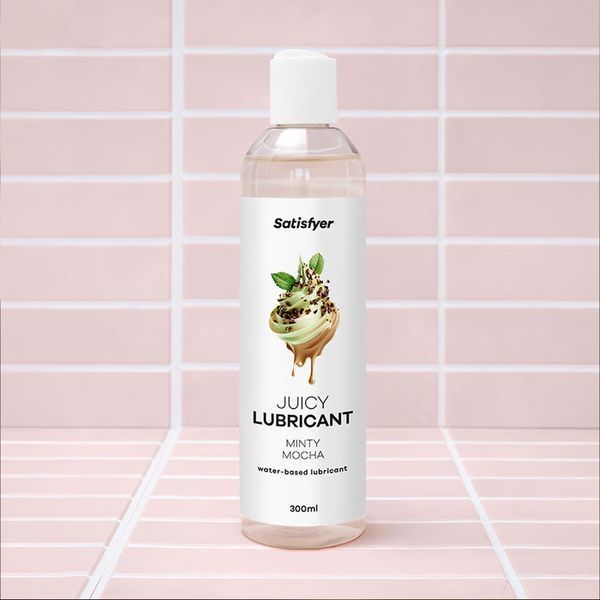 Лубрикант на водній основі Satisfyer Juicy Lubricant Minty Mocha water based 300 мл SX2727 фото