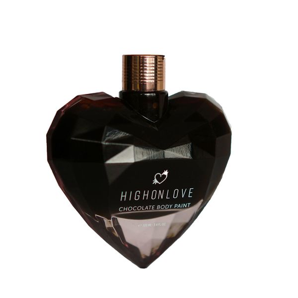 Преміум фарба для тіла HighOnLove Chocolate Body Paint (100 мл) з какао, кофеїном, маслом канабісу SO3051 фото