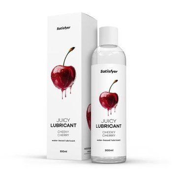 Лубрикант на водной основе Satisfyer Juicy Lubricant Cheeky Cherry water based 300 мл SX2728 фото