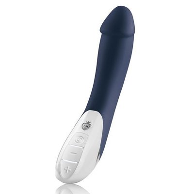 Mystim Terrific Truman Blue Powerful Vibrator with two motors and pronounced head