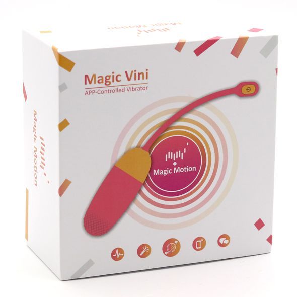 Смарт-виброяйцо Magic Motion Vini Orange, управление со смартфона SO4481 фото