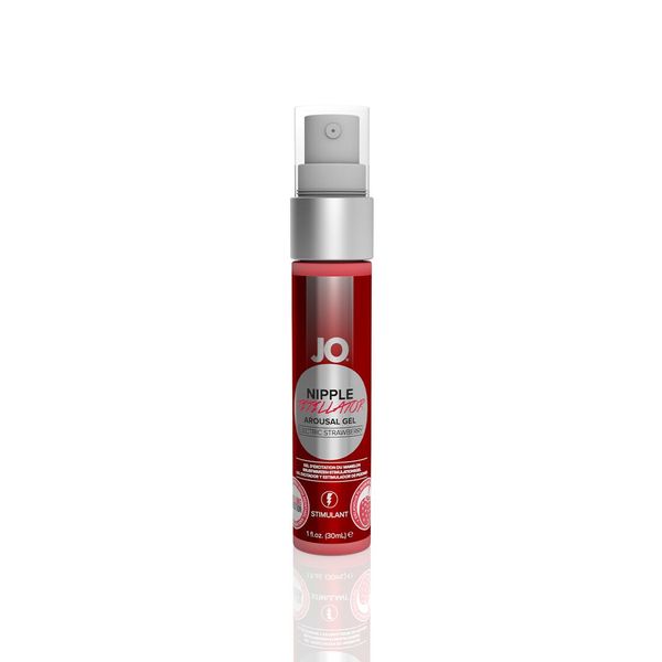 System JO Nipple Titillator Strawberry Nipple Stimulation Gel (30ml) menthol and peppermint