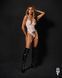 Корсет Obsessive Arrowel White corset 2XL/3XL, с подвязками для чулок SX2587 фото 6