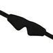 Liebe Seele Boudoir Amor Blindfold Black Eye Mask, Close Fit, Velvet Finish