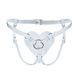 Трусики Сердце для страпона из натуральной кожи Feral Feelings - Hearts Strap-on Belt White SO9418 фото 1