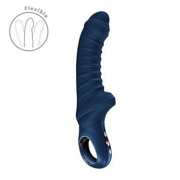 Вібратор для точки G Fun Factory TIGER Nightblue, ребристий, підходить для анальної стимуляції SX4308 фото