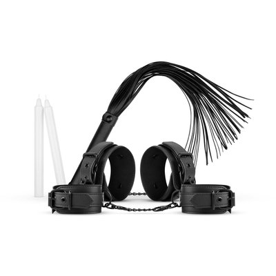 Bedroom Fantasies Bondage Kit Set 5-piece Black