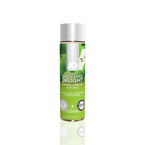 System JO H2O Green Apple water-based lubricant (120 ml) sugar-free, vegetable glycerin