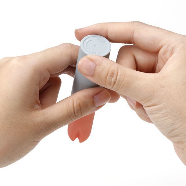 Вібратор-помада IROHA STICK Grey, плавне збільшення потужності SO2011 фото