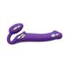 Strapless strapon with vibration Strap-On-Me Vibrating Violet M diameter 3.3cm, remote control, adjustable