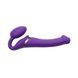 Strapless strapon with vibration Strap-On-Me Vibrating Violet M diameter 3.3cm, remote control, adjustable