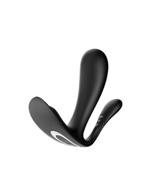 Double smart vibrator in panties Satisfyer Top Secret+ Black