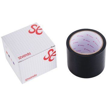 Скотч для бондажа LOCKINK SEVANDA Electrostatic Tape, черная, 16 м SX0890 фото