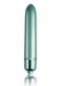 Rocks Off RO-90mm Touch of Velvet Aqua Lily matte bullet vibrator, 10 functions, battery-operated